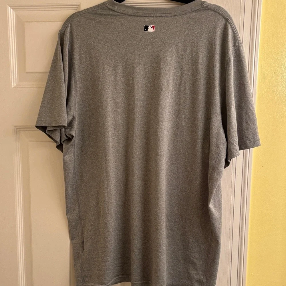 Nike Gray T-Shirt with Red 'Reds' Logo Size Large